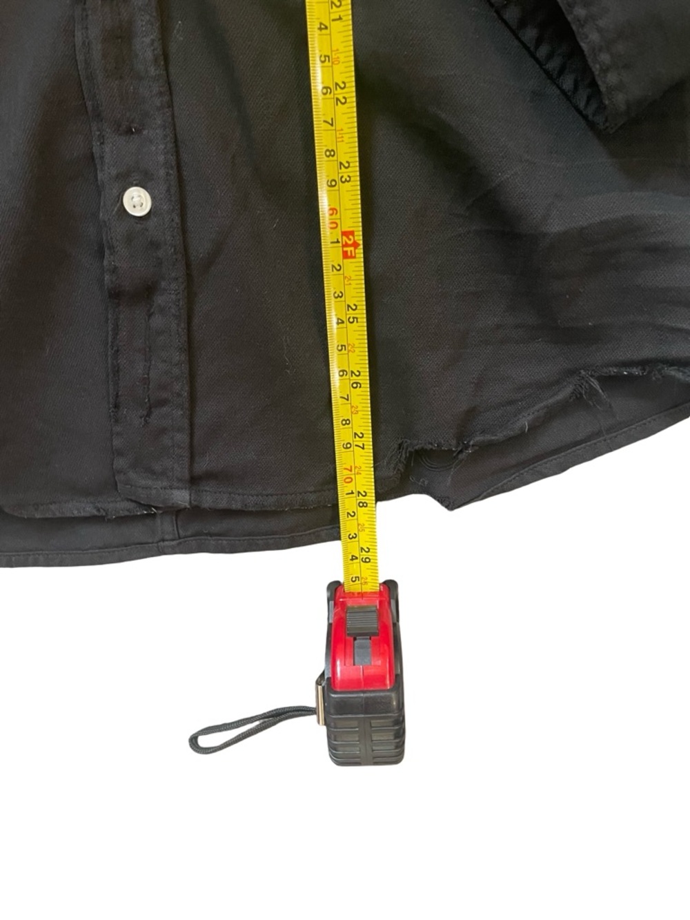 Frank & Eileen Eileen Shirt XL Black Relaxed Button Up Cotton - Picture 12 of 15